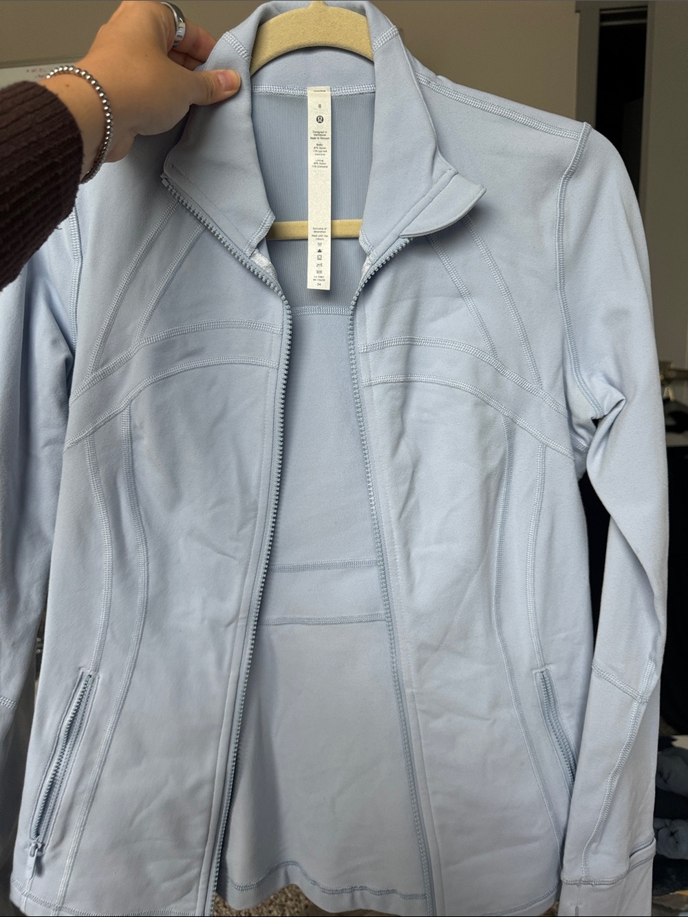 Lululemon Define Jacket in Light Blue